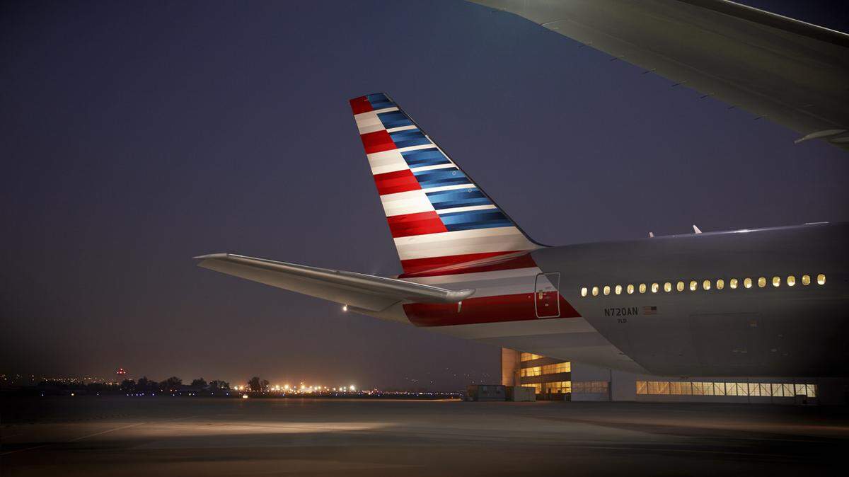 An American Airlines Boeing 777.