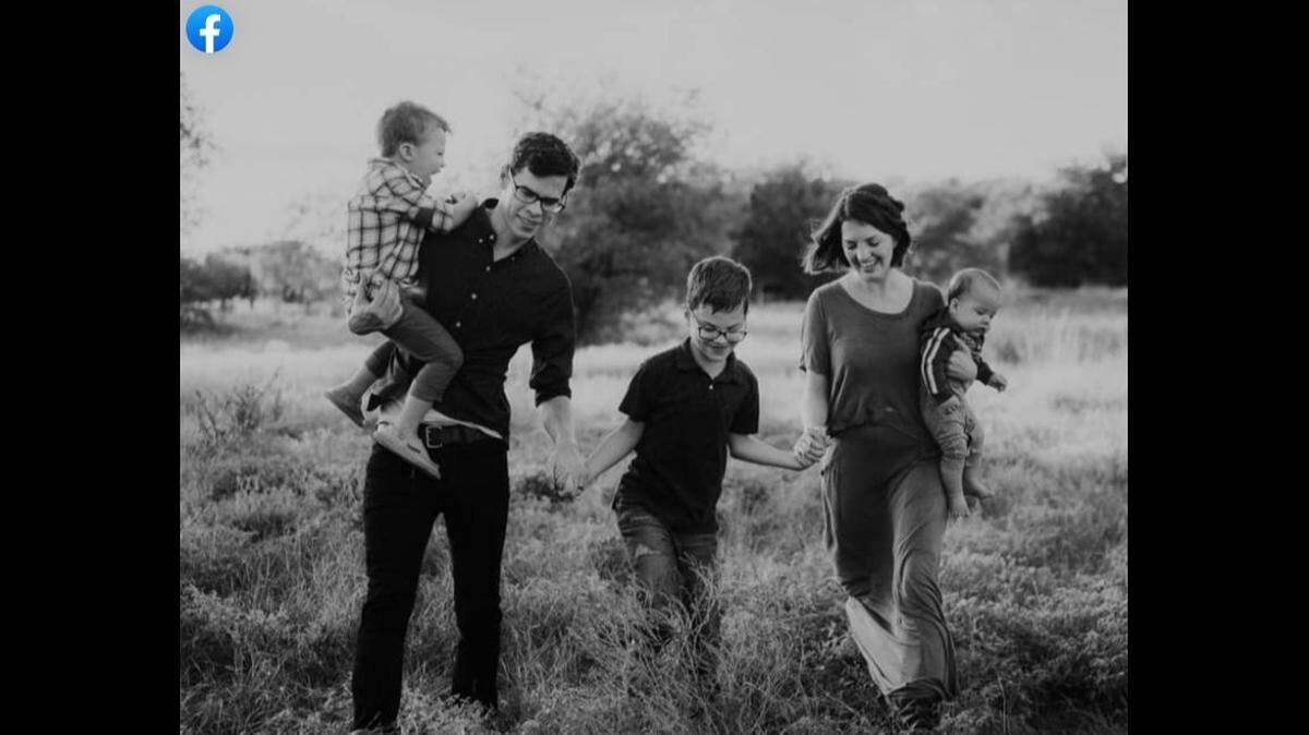 The Jagielski family&nbsp;— Philip, Jennifer and their three children&nbsp;— were injured when the home next to theirs exploded in Plano, Texas, on Monday, July 19, 2021.