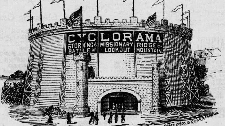 Before movies, a cyclorama immersed people in Fort Worth in a Civil War battle