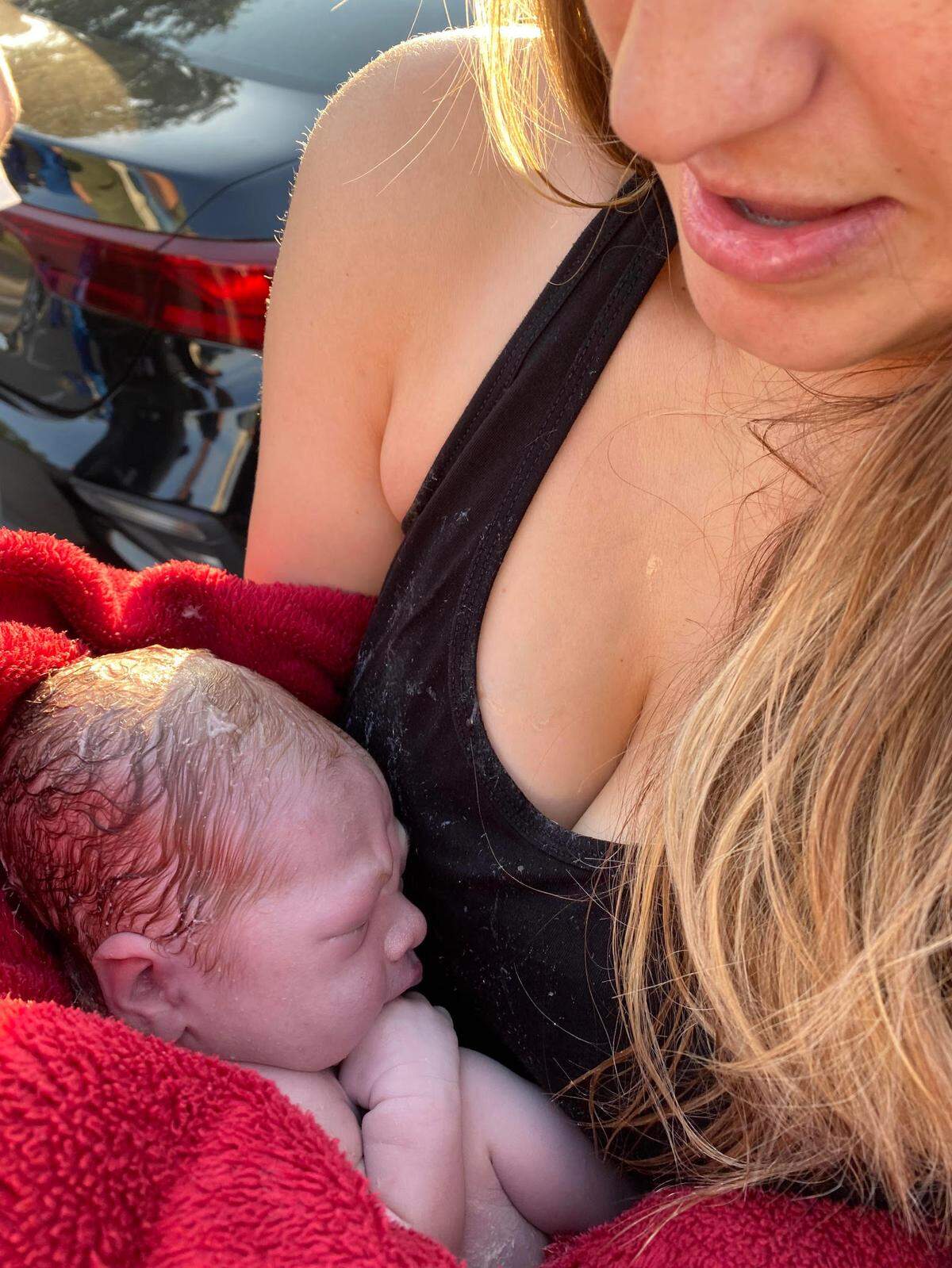 Baby Alfredo Jr. was born on Friday the 13th in a hospital parking lot in Fort Worth. His mom’s water broke right after she and her husband parked outside the Texas Health Resources hospital.
