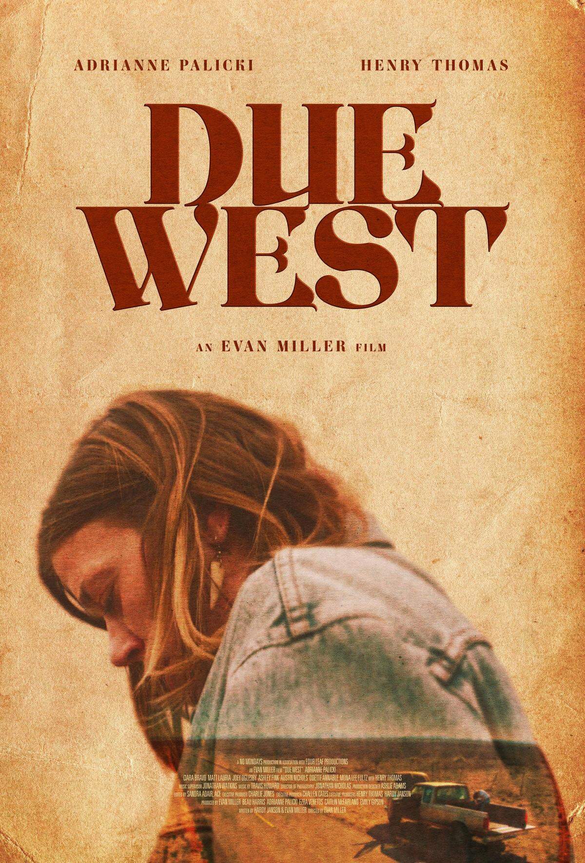 The poster for Texas-filmed “Due West.”