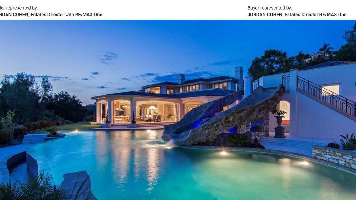 Davis’ former Westlake Village mansion.