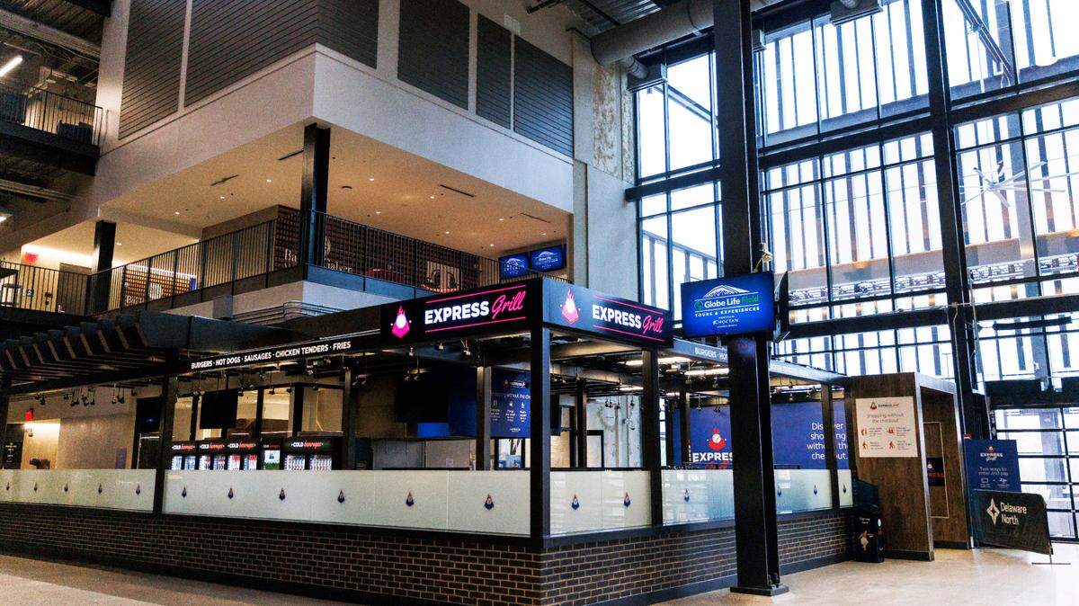 Globe Life Field has two Express Grill locations in sections 108 and 124, where shoppers can use Amazon’s Just Walk Out technology.