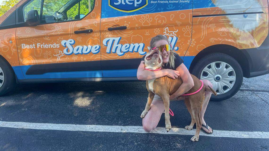 Lisa Wood reuniting with Captain.