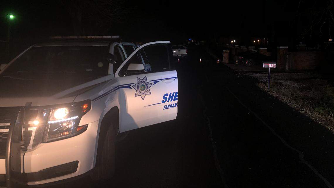 A Tarrant County Sheriff’s Office patrol car.