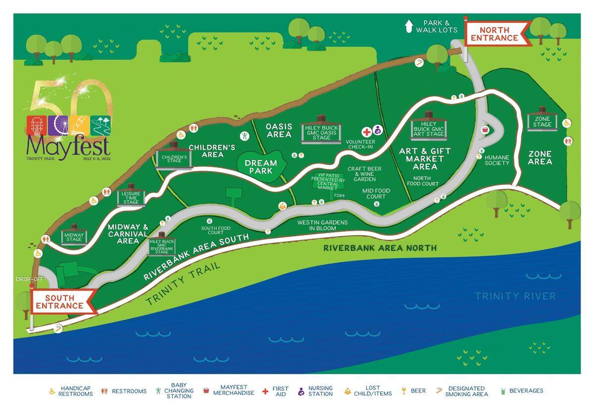 Mayfest 2022 map