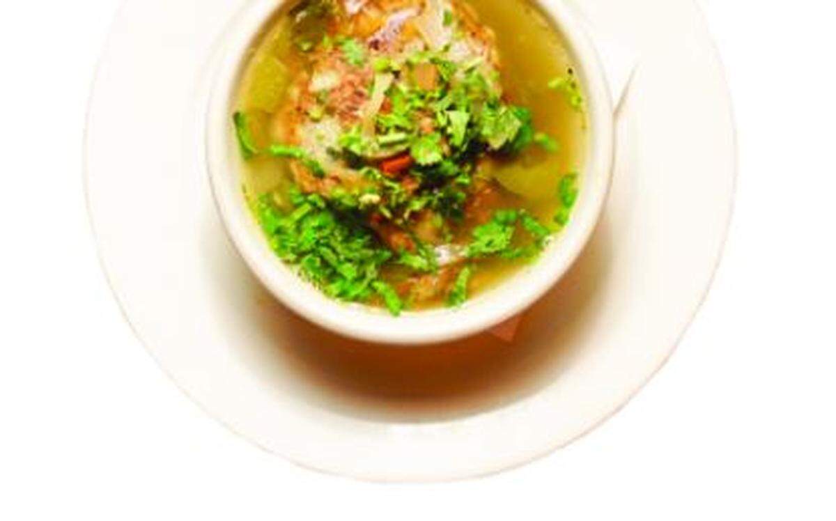 Albondiga soup at Pepe’s and Mito’s in Dallas.