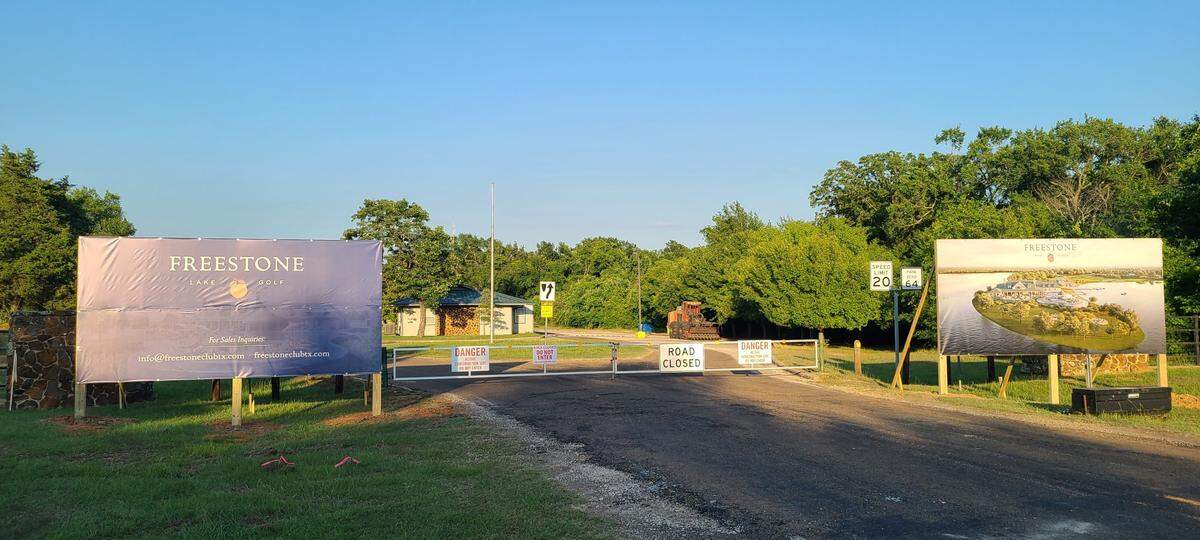 Shawn Todd, of Dallas-based developer Todd Interests, says his firm is moving forward with plans to construct a gated community on the former Fairfield Lake State Park property.