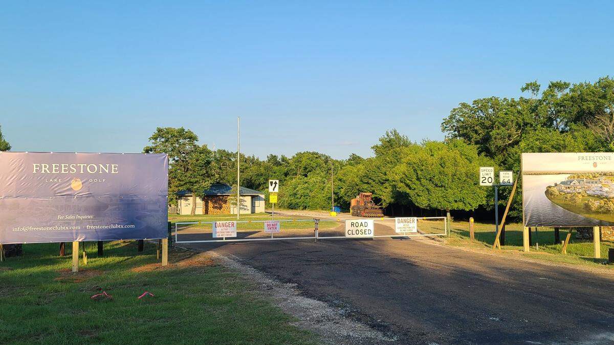 Shawn Todd, of Dallas-based developer Todd Interests, says his firm is moving forward with plans to construct a gated community on the former Fairfield Lake State Park property.