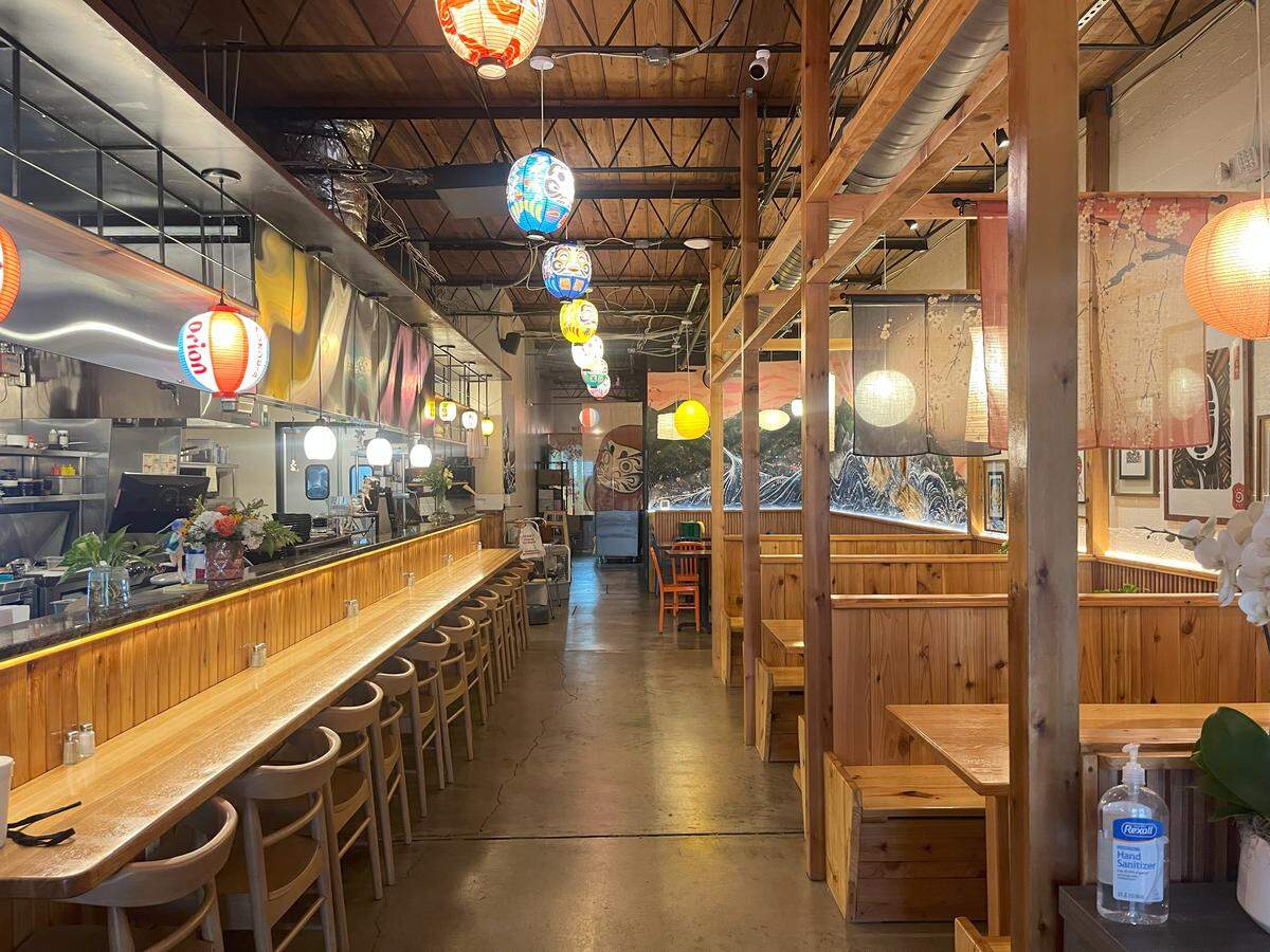 Inside Ichiro Izakaya Diner and Bar on 401 Bryan Ave., Fort Worth.