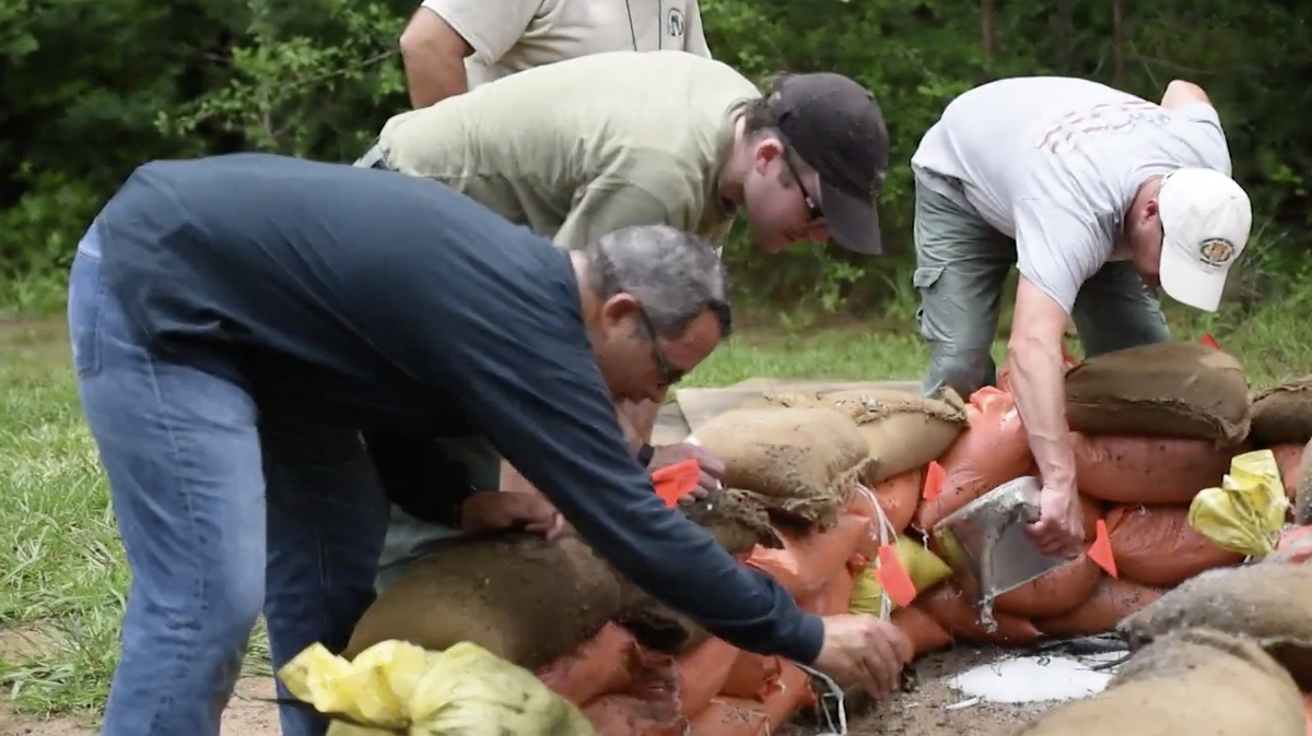 Officials train at the FBI's Hazardous Devices School in Huntsville, Alabama.