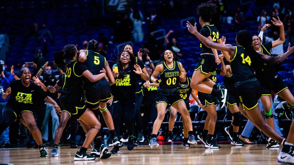 State champs at last! DeSoto brings home first girls basketball title in 6A final