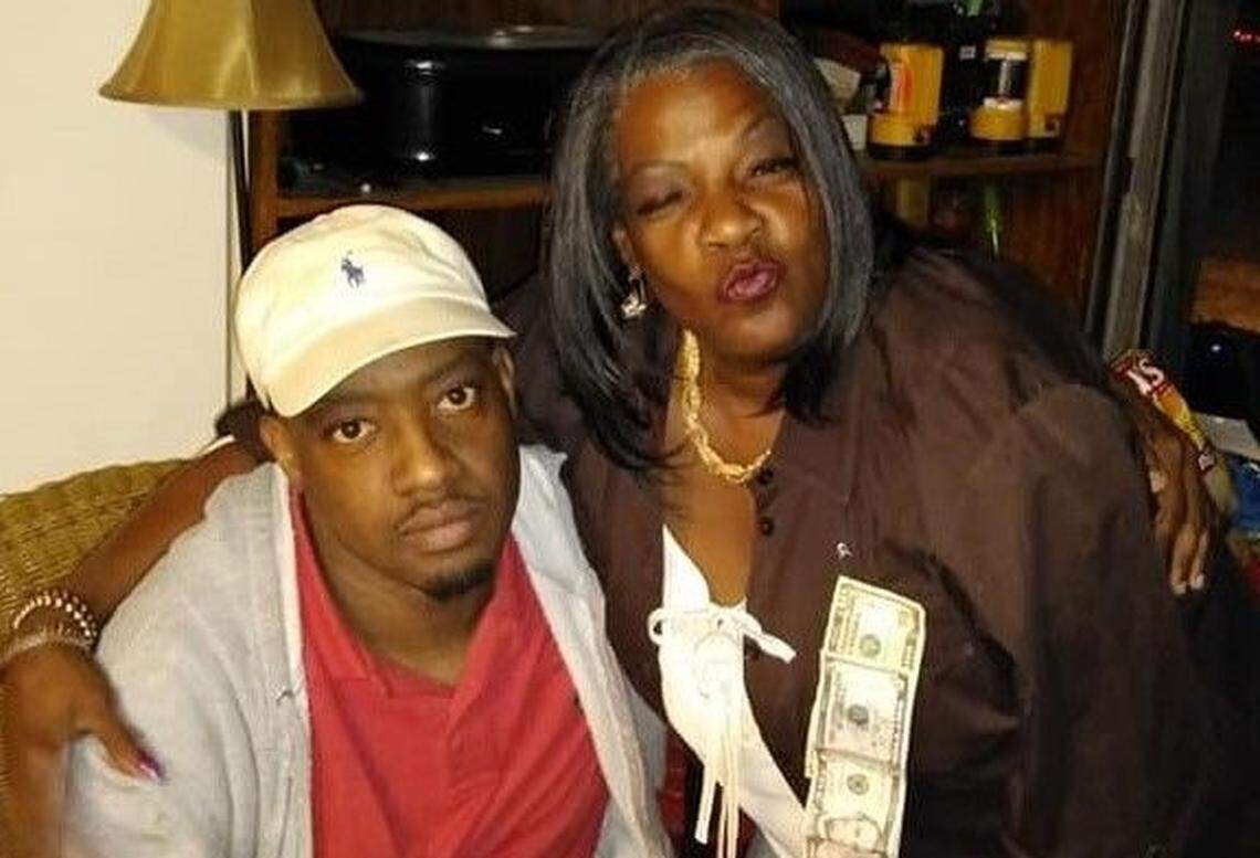 Cedric Teal and his mother Vanessa Teal.