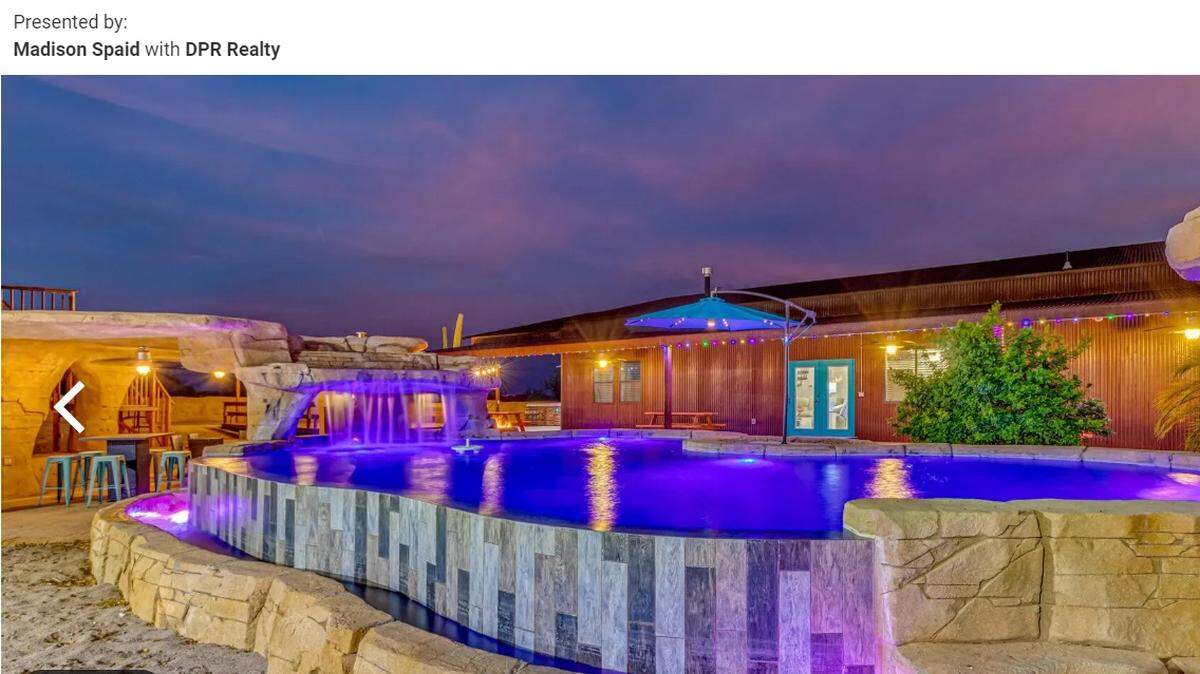Swimming pool area