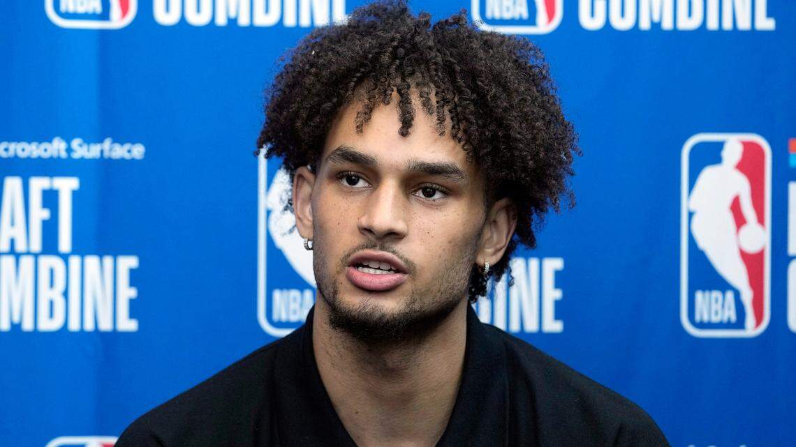 The Oklahoma City Thunder selected Dereck Lively II with the 12th pick in the NBA draft. The Thunder then traded him to the Dallas Mavericks.