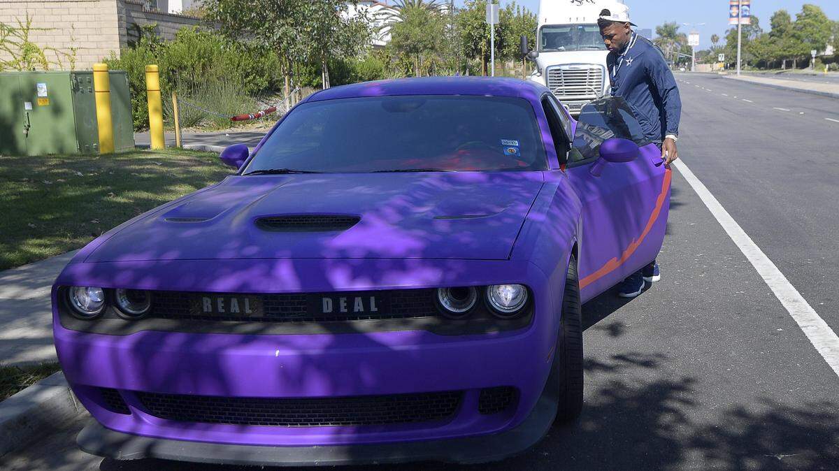 Cowboys wide receiver Terrance Williams had a car trucked in from Texas as the team arrived for training camp in Oxnard, Calif.,  Tuesday afternoon.