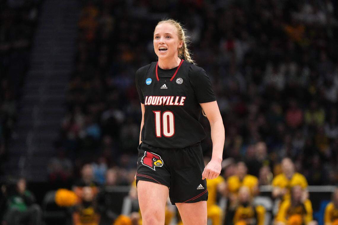 Guard Hailey Van Lith played her first three college seasons with the Luosivlle Cardinals. On Sunday, March 23, she will face them in the NCAA tournament.