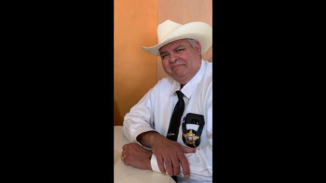 Gonzales County Sheriff Robert Ynclan died of COVID-19 after a long battle with the virus. Photo from Gonzales County Sheriff’s Office on Facebook.