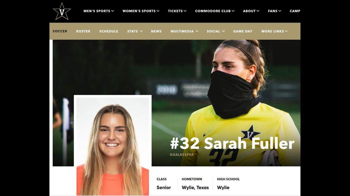 Vanderbilt women’s soccer goalkeeper Sarah Fuller may make Power 5 history on Saturday with the football team.