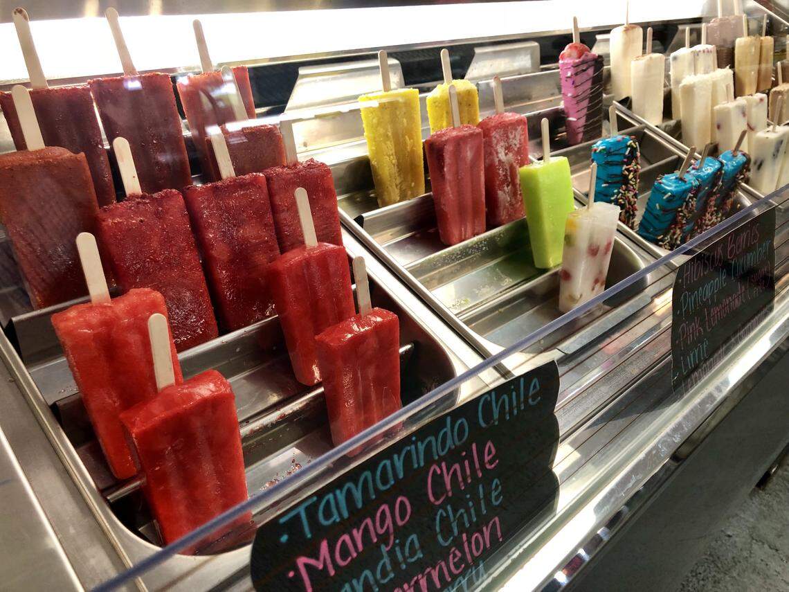 Helados Handcrafted Ice Cream has both homemade ice cream and ice or cream pops.