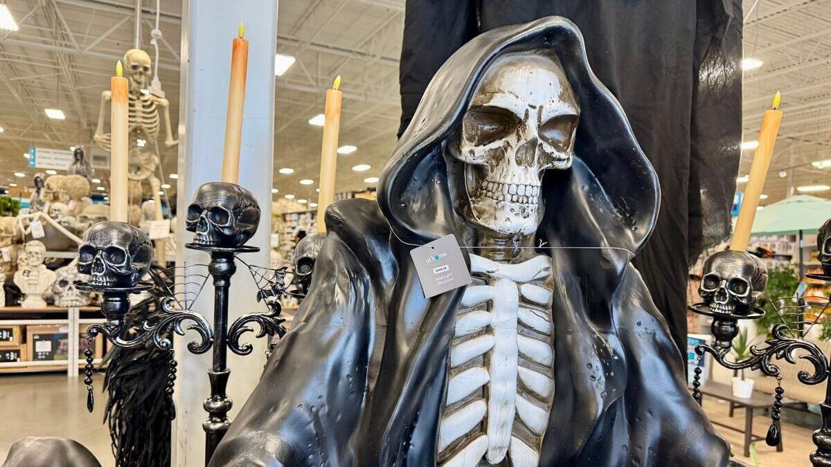 Halloween decorations at the At Home store in far north Fort Worth on Friday, July 11, 2025. The retailer rolled out Halloween merchandise in late June.