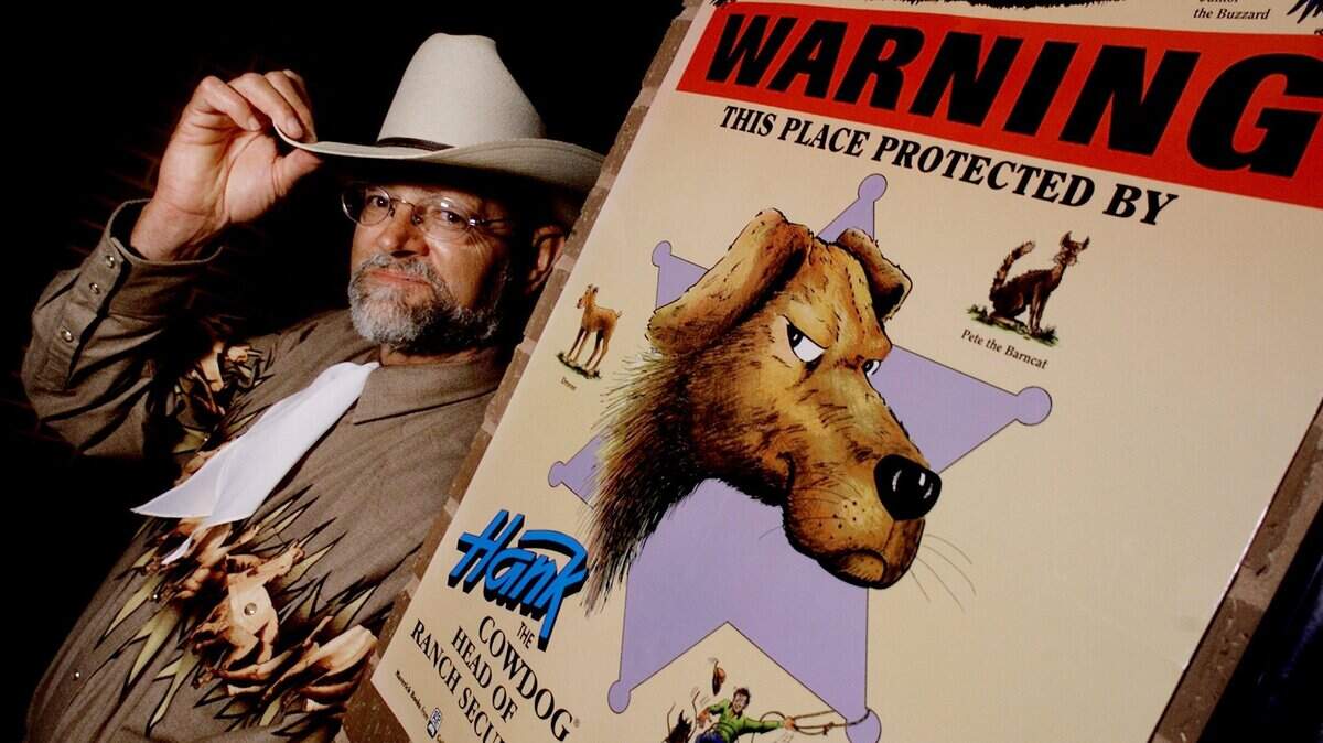 John Erickson, author of the popular ‘Hank The Cowdog’ series of books, is an inductee into the 2019 Texas Literary Hall of Fame. This honor was created by the Friends of the Fort Worth Library in 2004. Laura Bush and Sandra Cisneros are past honorees.