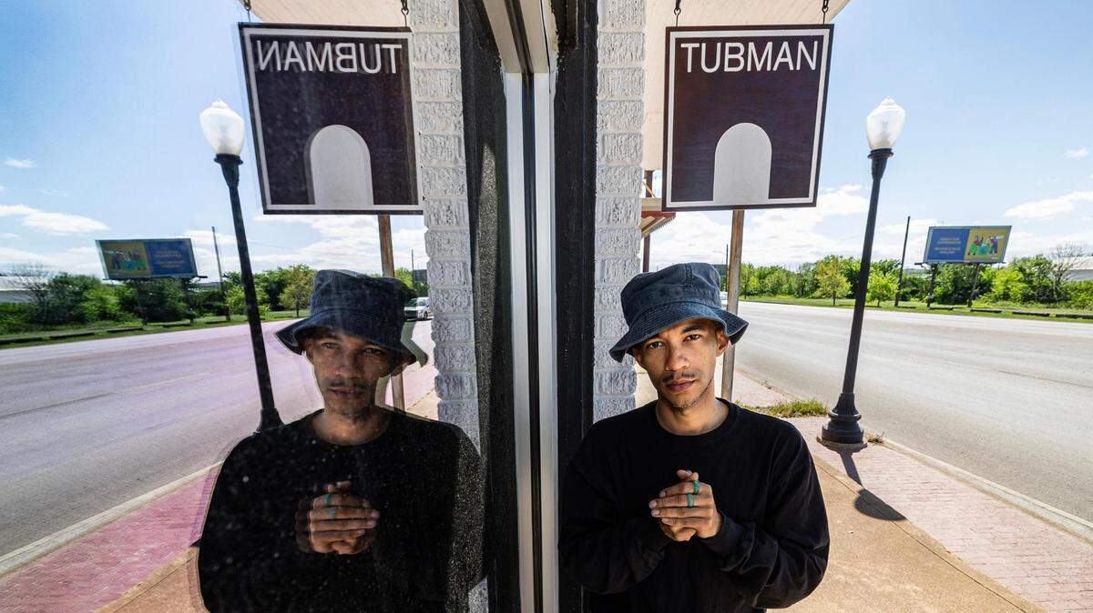 Matt Nelson, director of the new Tubman Art Gallery, is photographed at the gallery site Blank Space Fort Worth. Nelson said Tubman is a fine art gallery that aims to empower underexposed artists to showcase their work without the confines of commercial appeal or profitability.