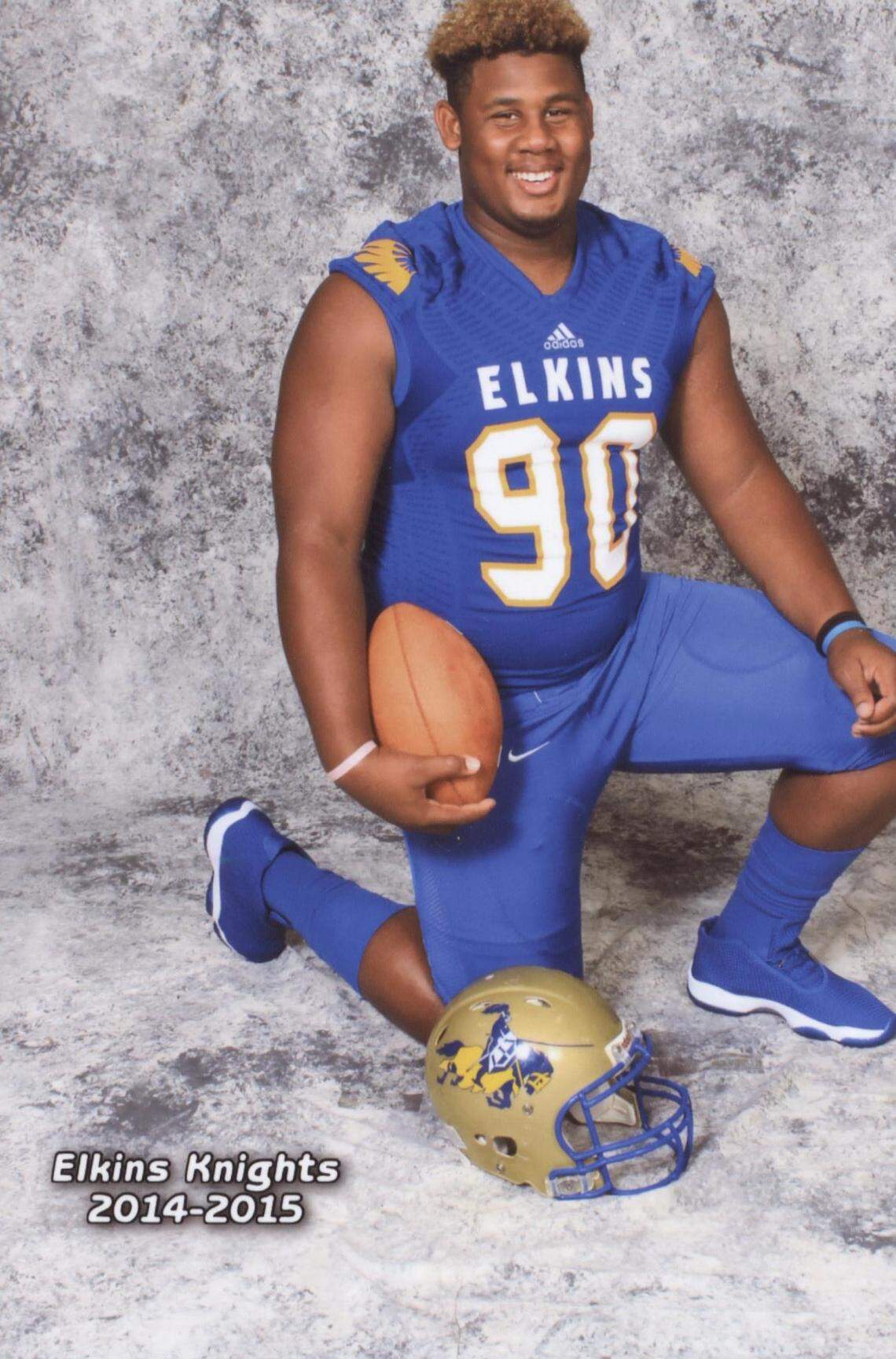 Ross Blacklock had a standout high school career at Elkins High in Missouri City.