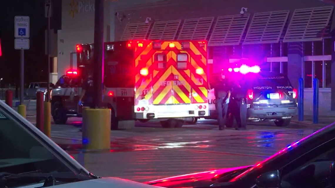 One person was killed and another injured following a shooting outside a Houston Walmart.