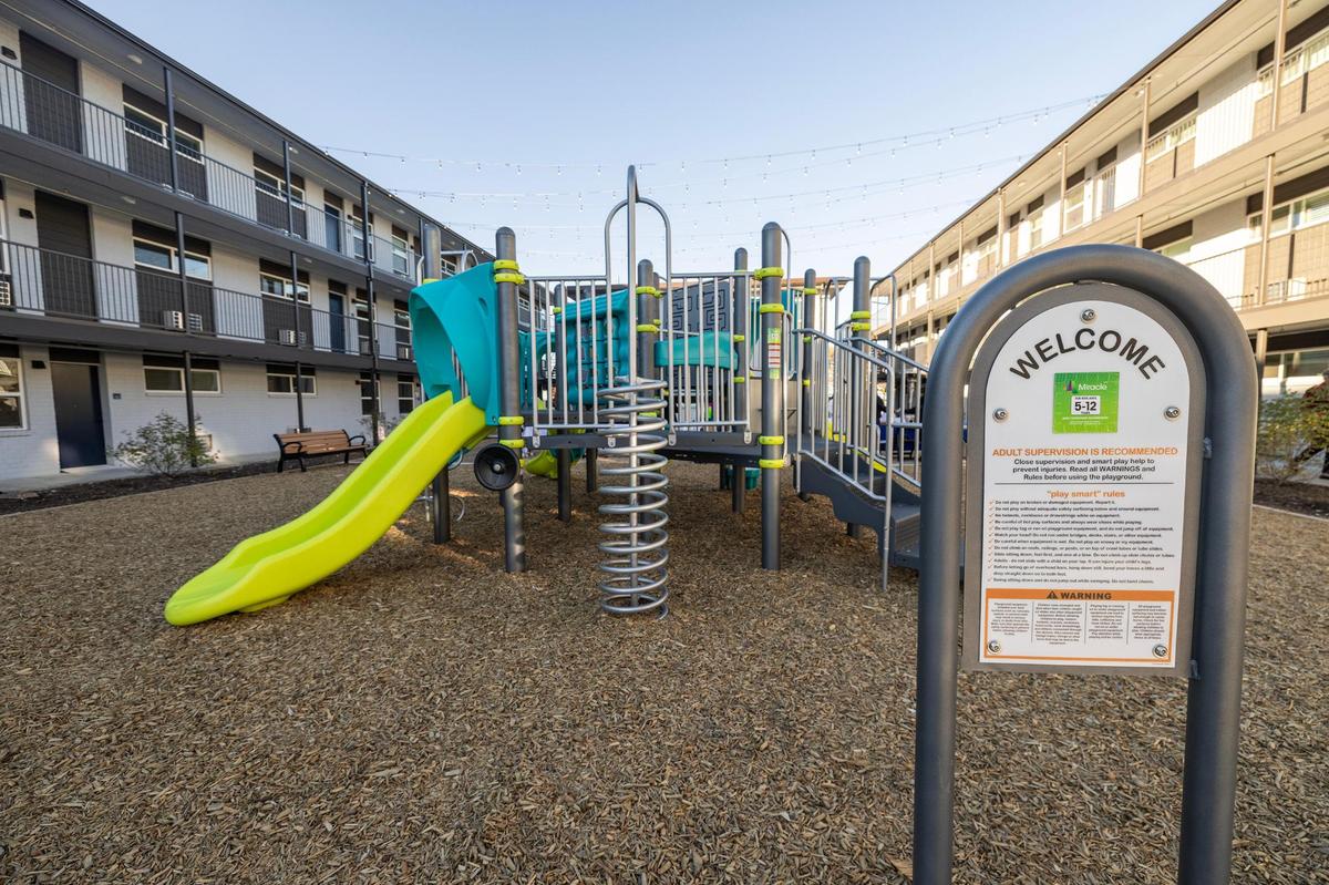Casa de los Sueños apartments in Fort Worth is a new permanent housing option tailored to serve families with children experiencing homelessness.