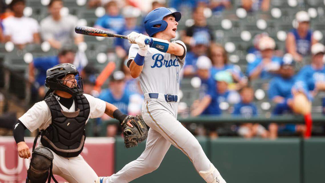 Brock baseball stymied by Robinson in Class 4A Division II state championship — PHOTOS