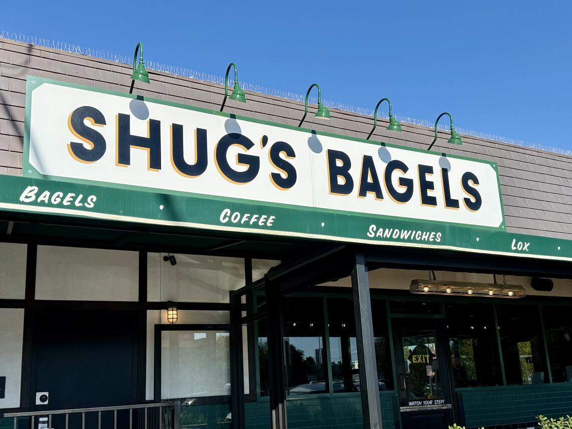 Shug’s Bagels in Dallas has a Lemmon Avenue location in a former sandwich shop, as seen Nov. 7, 2025.