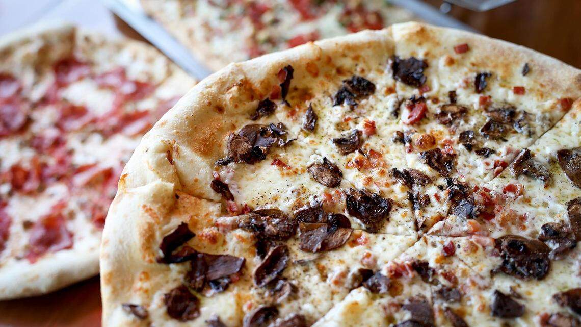 The Black Truffle pizza at Olivella’s Pizza and Wine features house mozzarella, speck, mushrooms, truffle oil and black pepper with no sauce. Olivella’s is the winner of the Star-Telegram’s Reader’s Choice for best pizza in Fort Worth.