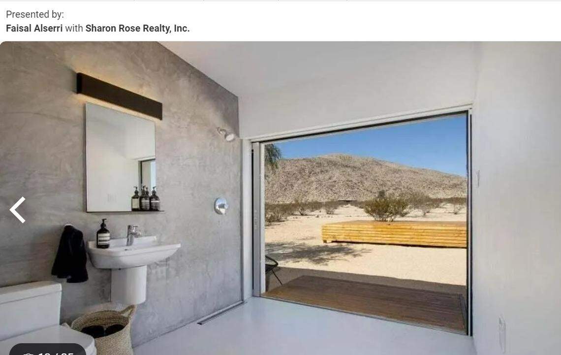 A bathroom with a view