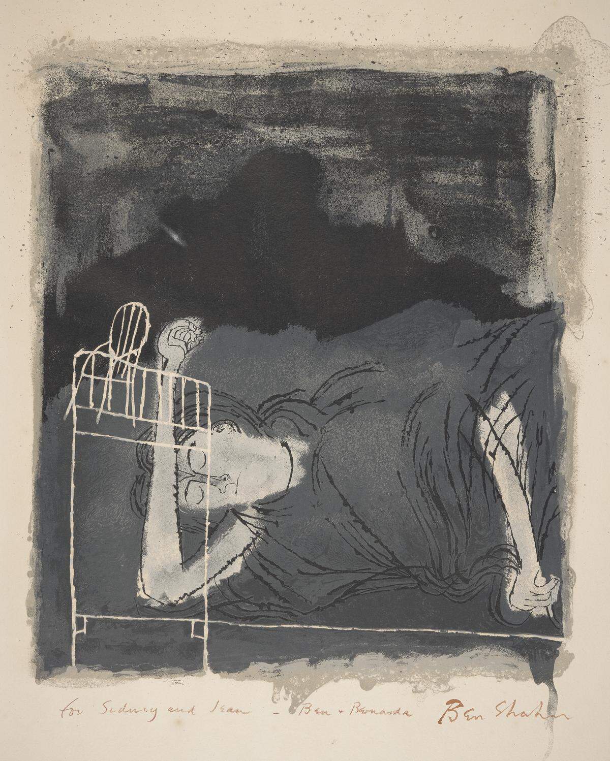 Ben Shahn (1898–1969). Resting Figure, n.d. Lithograph. Amon Carter Museum of American Art, Fort Worth. Anonymous gift.