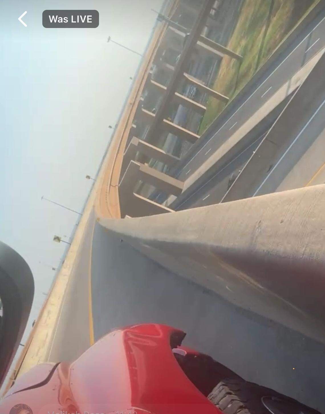 A man live-streamed a police chase and standoff on a bridge at I-35W and Loop 820 in Fort Worth on Thursday, Aug. 8, 2024. The major interchange was shut down for several hours.