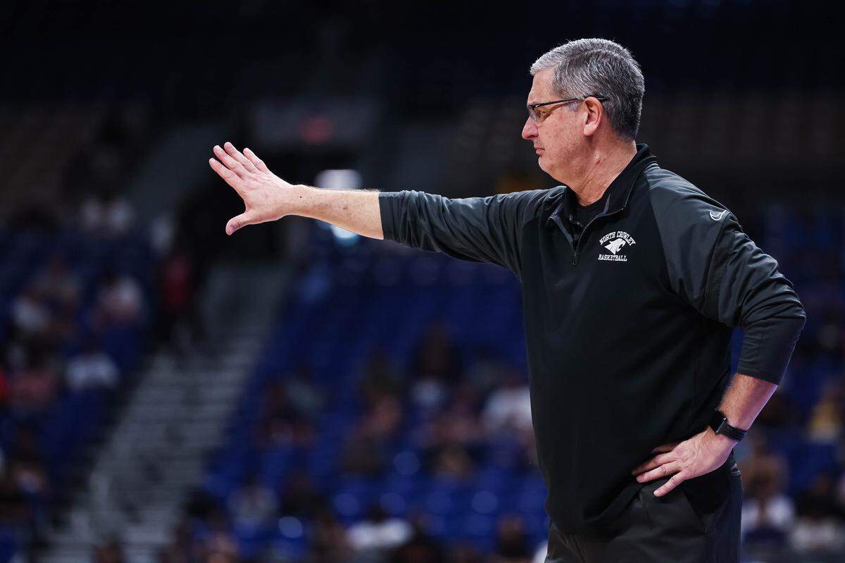 North Crowley head coach Tommy Brakel calls a play in the Class 6A Division I state championship against San Antonio Brennan on Saturday at the Alamodome in San Antonio.
