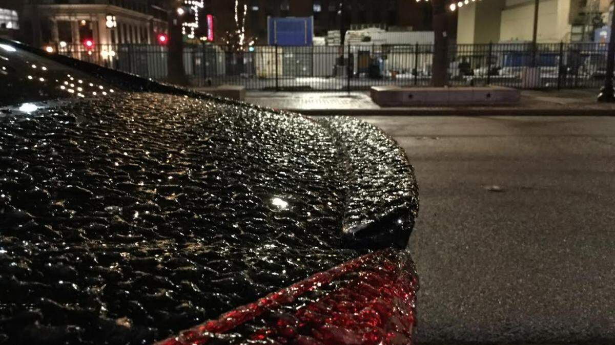 Icy conditions exist in downtown Fort Worth and in North Texas on Wednesday morning. More freezing rain is on the way as temperatures stay below freezing.