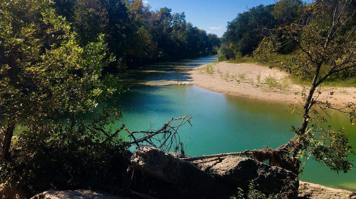 The Paluxy River runs through Dinosaur Valley State Park in Glen Rose.