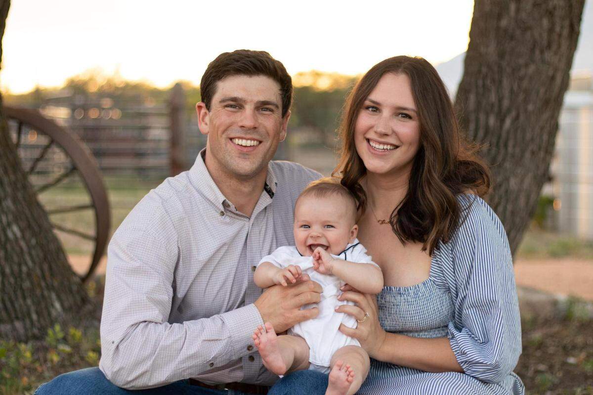 ‘Cowboys Without Borders’ director Gastón Davis with his wife, Kathryn, and their son, Fritz.