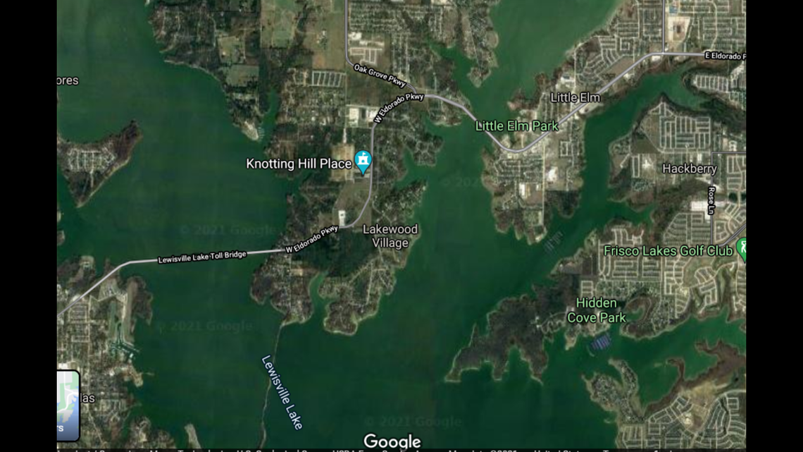 Six people were thrown from a boat after colliding with rocks underneath a bridge near Little Elm, Texas.