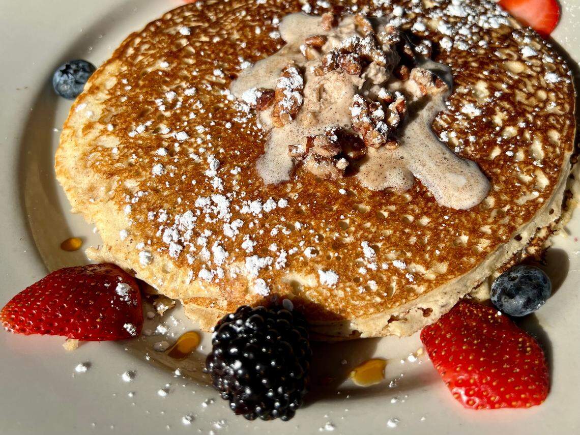 Churro pancakes at Mesero.