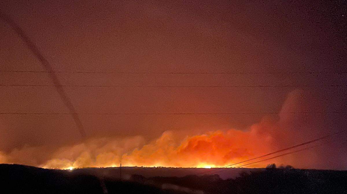The Chalk Mountain wildfire in North Texas had burned thousands of acres as of Tuesday, July 19, 2022.