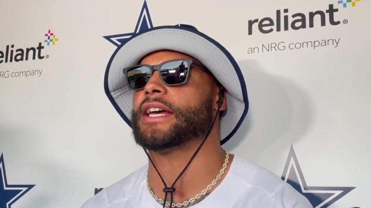 Cowboys QB Dak Prescott is not concerned with a contract extension. He said his only focus is getting better and helping the Cowboys take the next step in the playoffs.