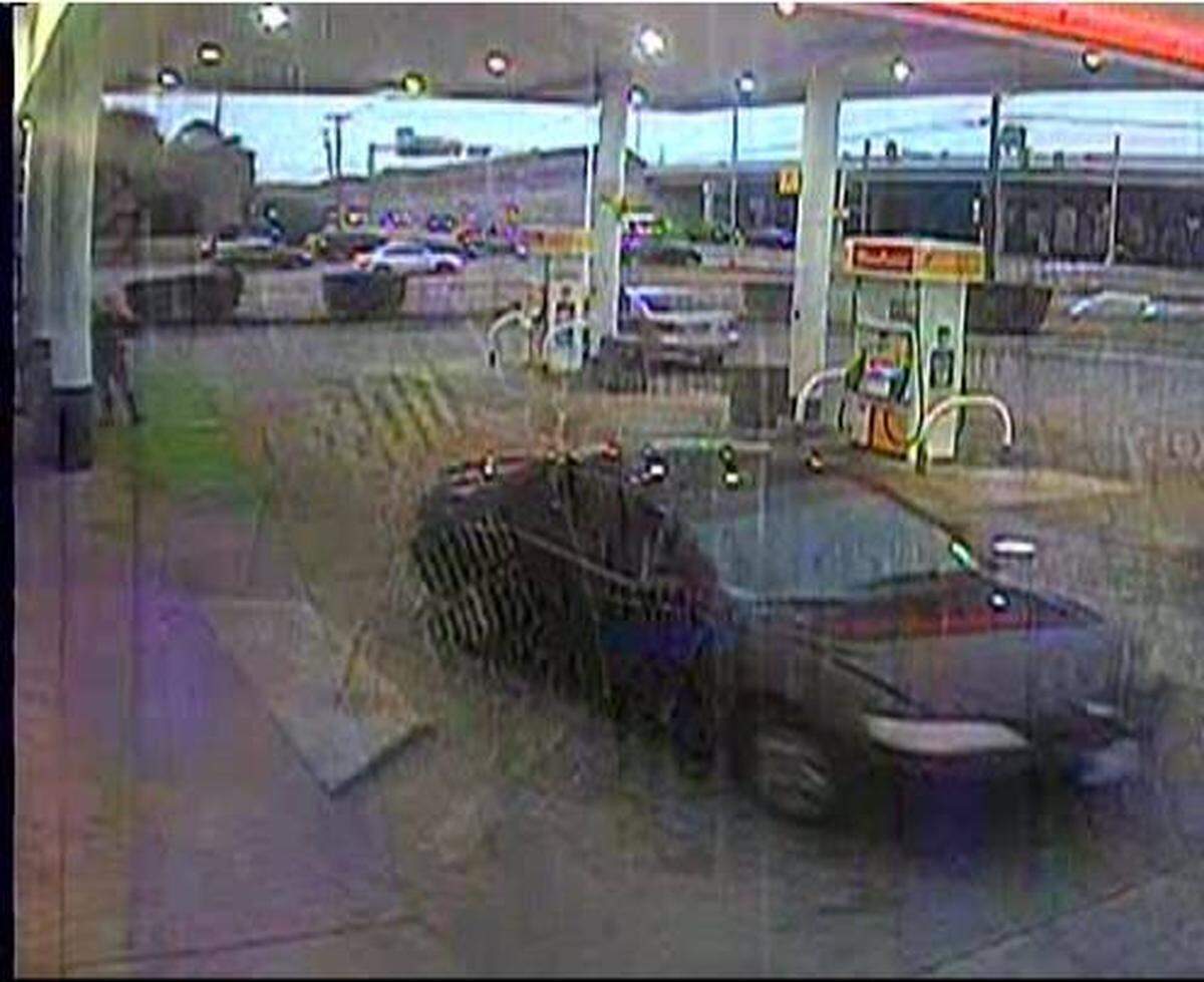 The beer run bandit in all three January theft incident fled the scene in a vehicle that appears to be an early 2000s model, black four-door Honda Accord with a low profile spoiler.