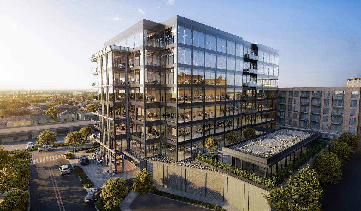 A rendering of the Crescent Offices at 3330 Camp Bowie Blvd. in Fort Worth.