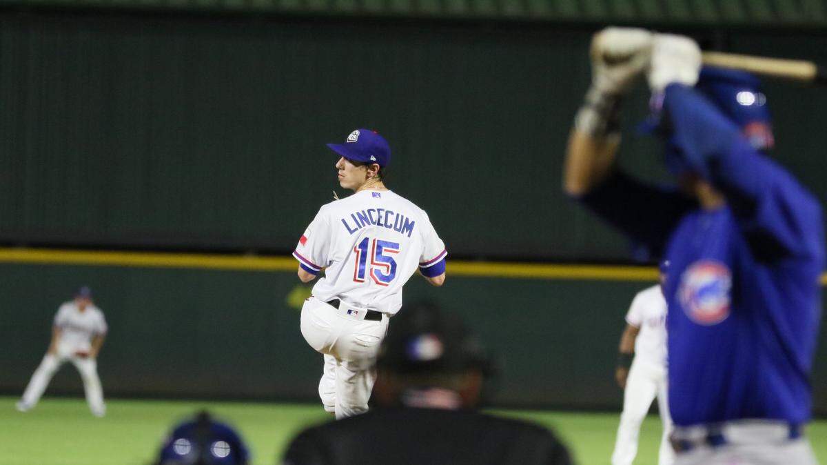 Tim Lincecum said he had to overcome a serious case of nerves Monday night while pitching on rehab assignment at Triple A Round Rock. It was his first game since 2016.