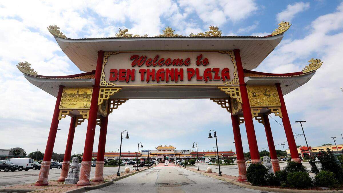 Ben Thanh Plaza on Pioneer Parkway in Arlington on Friday, May 14, 2021. City leaders are set to approve funding for an international corridor that generally covers Pioneer Parkway from its intersection with Center Street to city limits, as well as from Mitchell Street to Arkansas Lane.