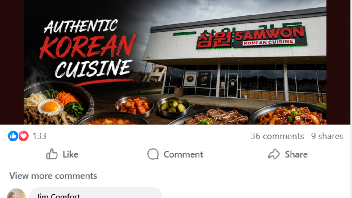 A Korean restaurant in south Fort Worth has reopened under new owners