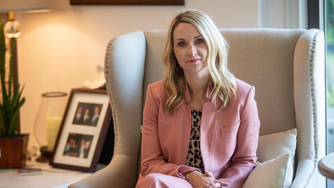 Mattie Parker at home before she was sworn in as mayor Tuesday, June 15, 2021 at the Fort Worth Convention Center.
